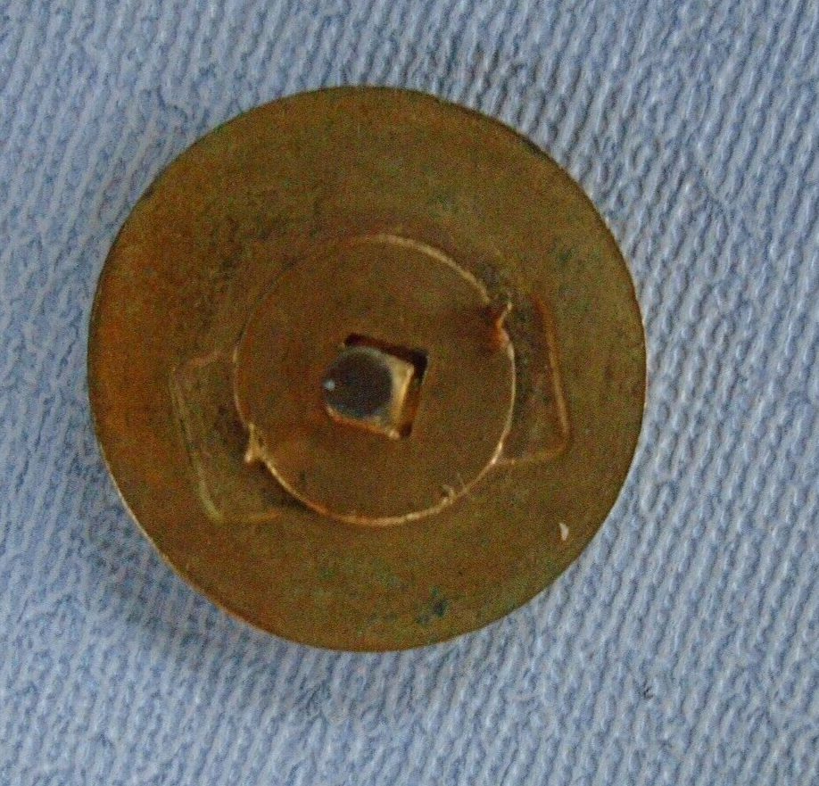 US Collar insignia, Illinois guard 124th infantry, missing swivel