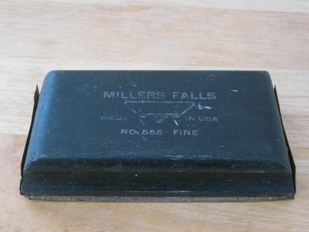 Millers Falls Vintage Sanding Block No 555 Fine