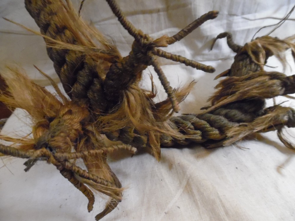 Really Cool Vintage Rope Over Wire Dragon