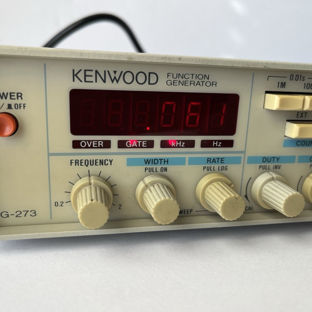 Kenwood FG-273A Function Generator, .2Hz - 2 MHz, Various Output Wave Forms
