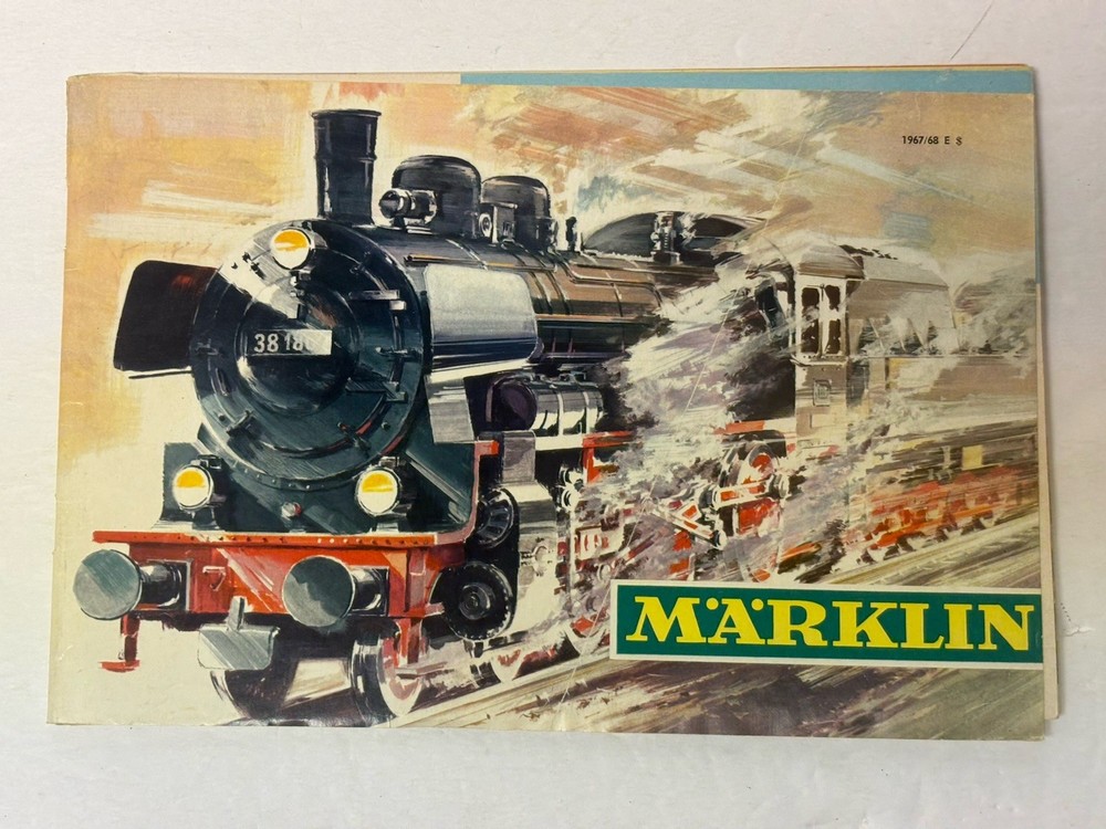 Marklin 1967/68 E $ HO Scale Model Train Catalog