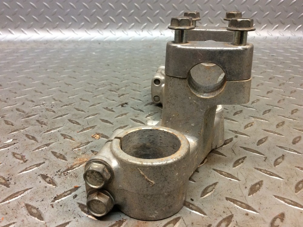 89-01 Suzuki RM80L RM80 Upper Lower Triple Tree Steering Stem Bracket Mount