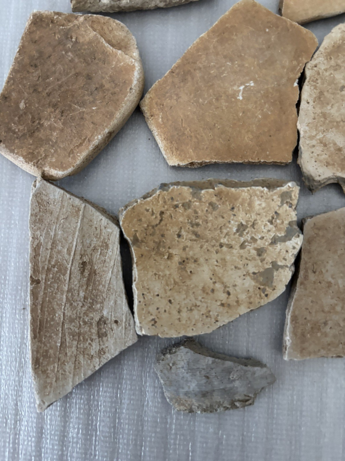 15+ Ancient Anasazi Native American 1-4” Pottery Shards Arizona L10-B FREE SHIP