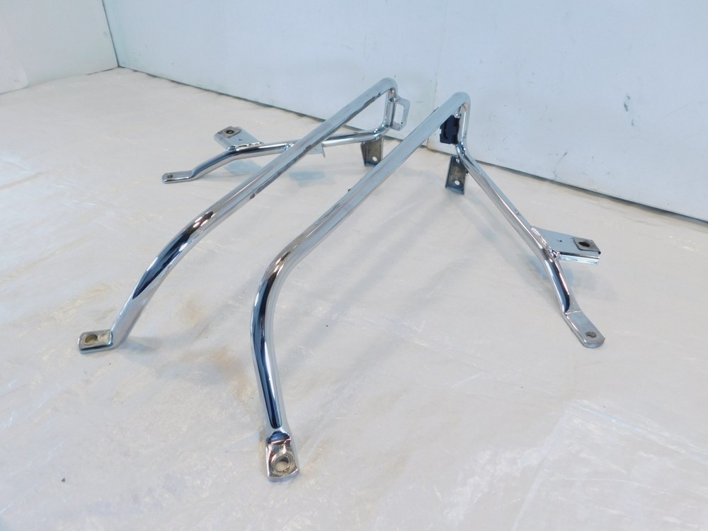 Harley Davidson FLHX Street Glide Left & Right Chrome Saddlebag Support Brackets