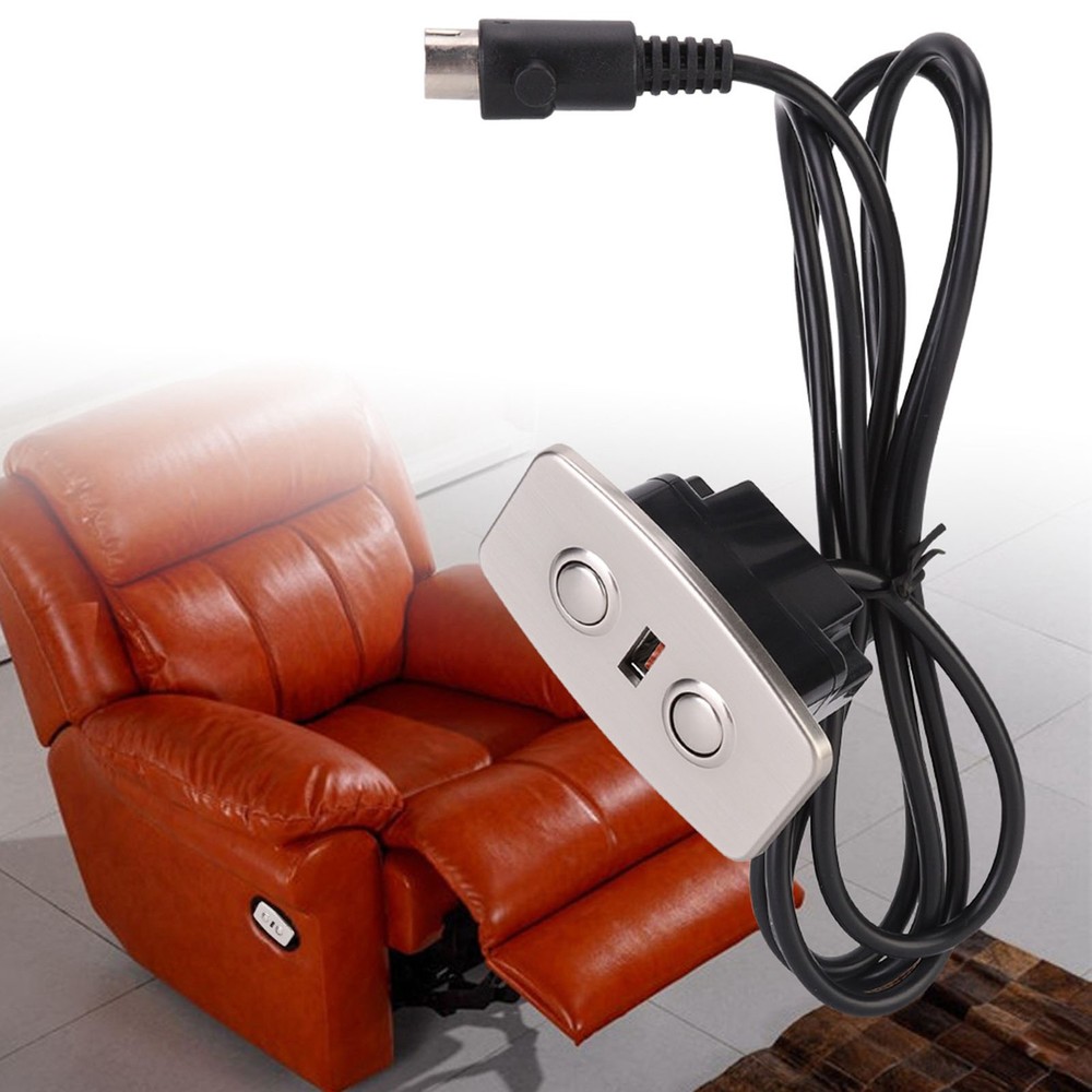 Hand Controller Electric Recliner Chair Sofa Lifting 2 Button Hand Switch US