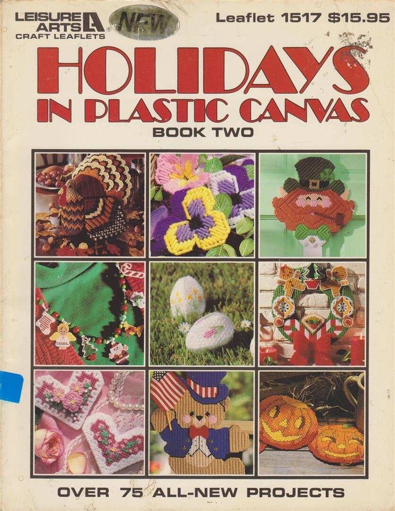OOP!!!HOLIDAYS IN PLASTIC CANVAS BOOK 2 OVER 75 DESIGNS