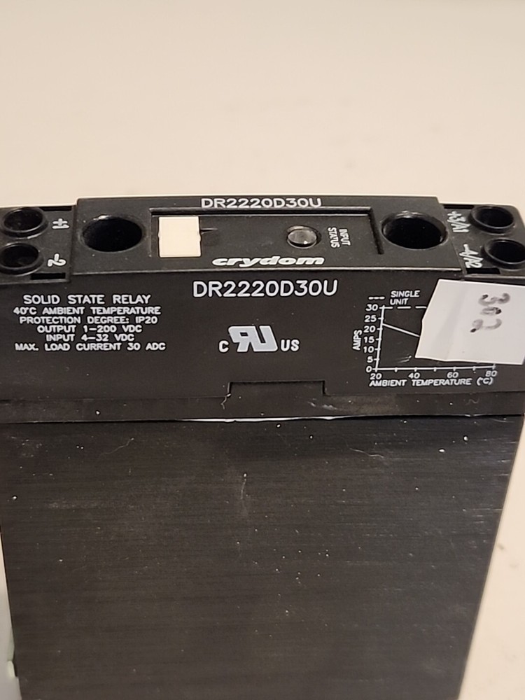 Crydom Solid State Relay DR2220D20U Used - Free Shipping