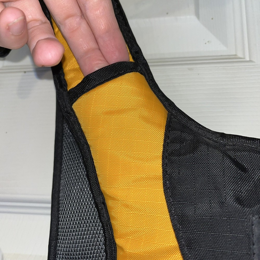 Camelbak Rocket Hydration Pack Black Yellow Backpack 72oz 2.1L No Bladder