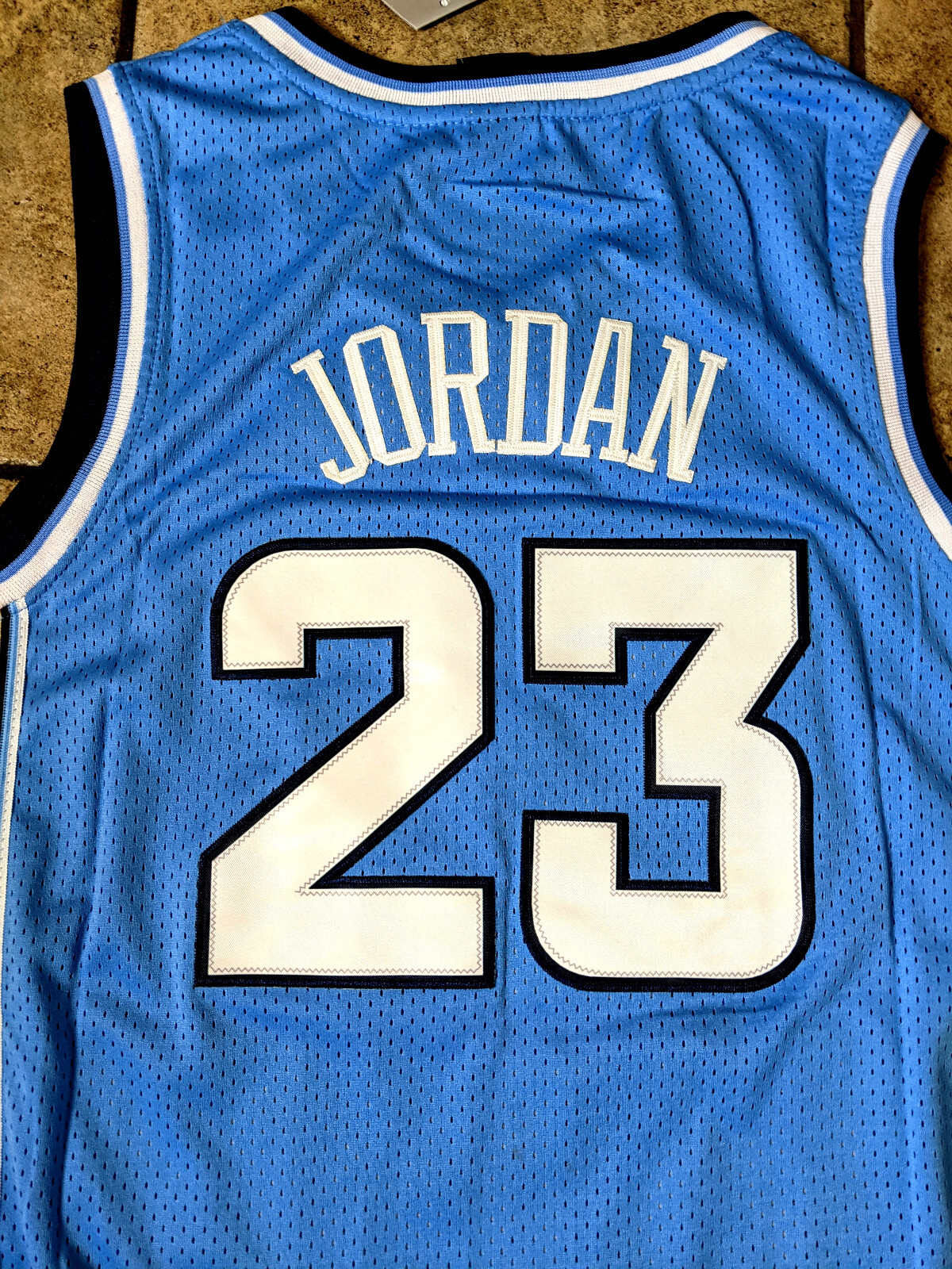 Michael Jordan Jersey #23 North Carolina Throwback Jersey Men's Blue US Seller