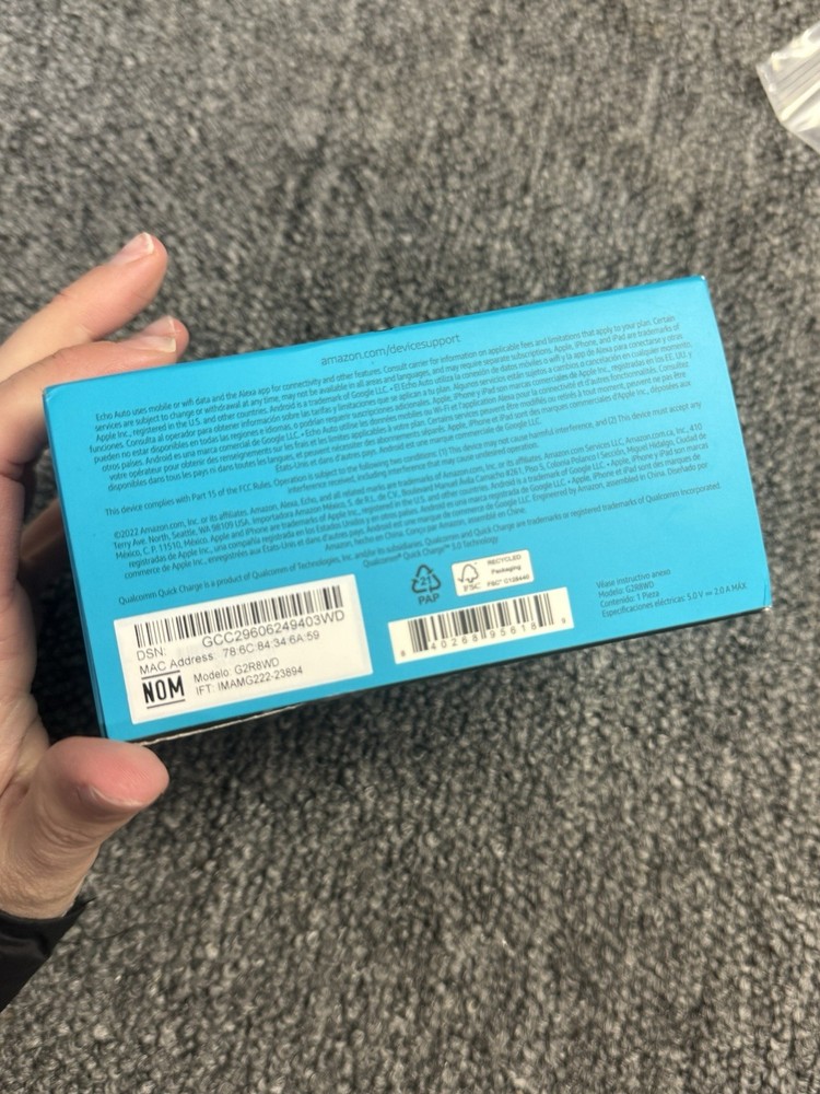 Amazon Echo Auto MODEL G2R8WD *BRAND NEW*