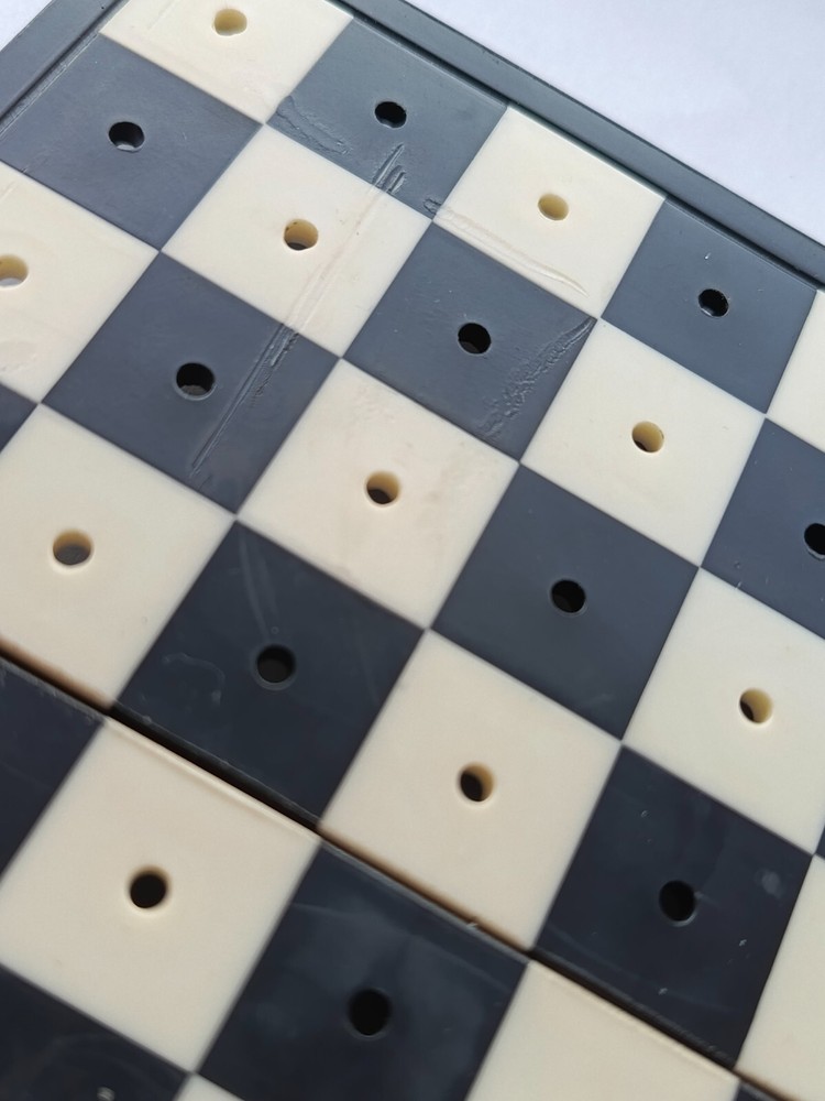 Vintage Chess Checkers Soviet Olympic 1980s
