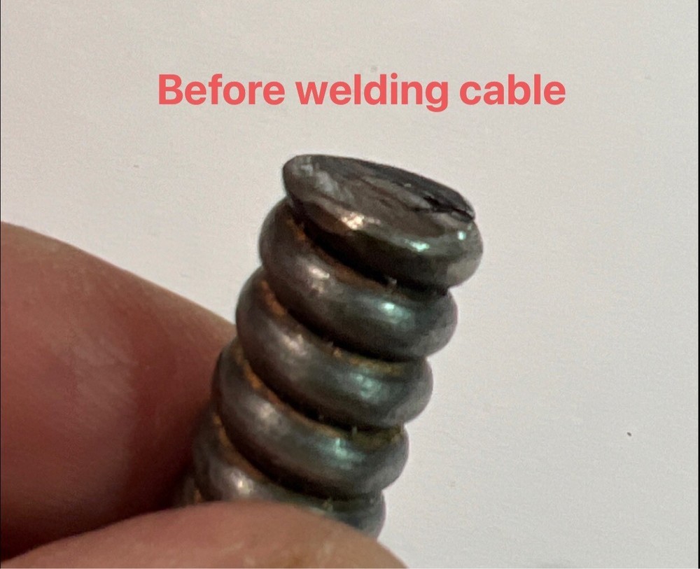 For General Wire 1/2-inch Sewer Cable WELD ON Quick-Fix Coupler