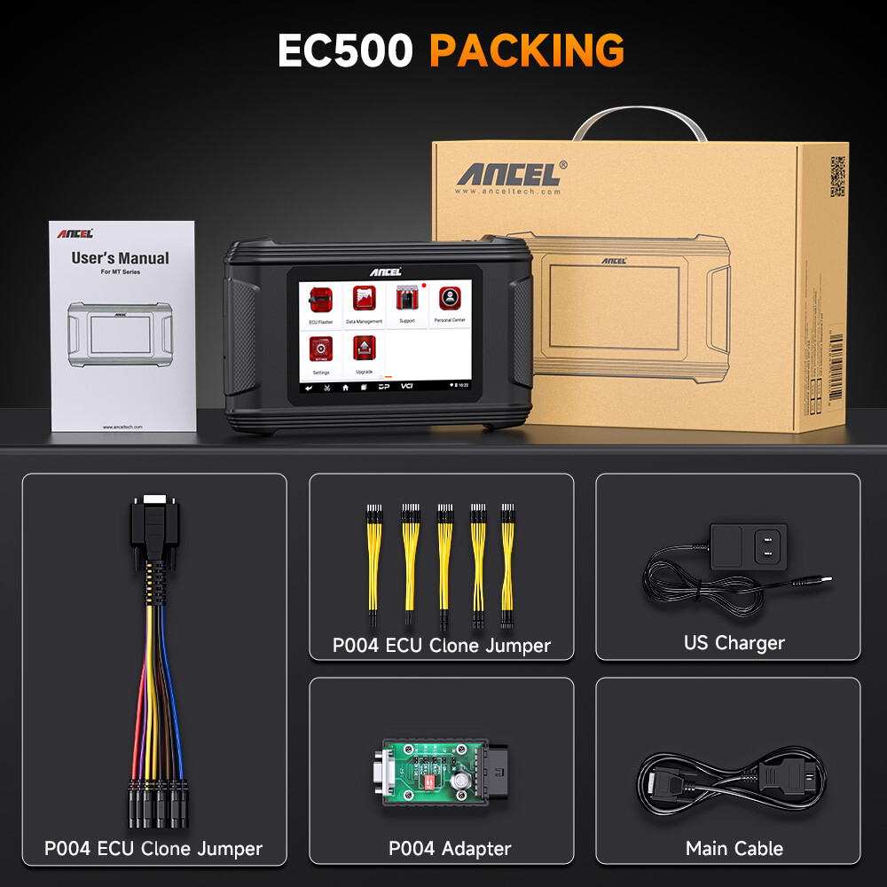 ANCEL EC500 TCM ECU Flashing Cloning Reset Initialization Read Write EEPROM Tool