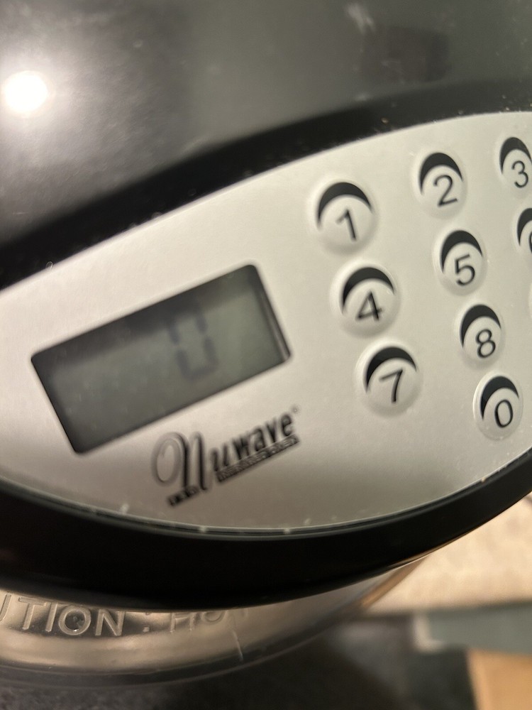NuWave Pro Infrared Oven Top Console With Cord And Plastic Dome Only