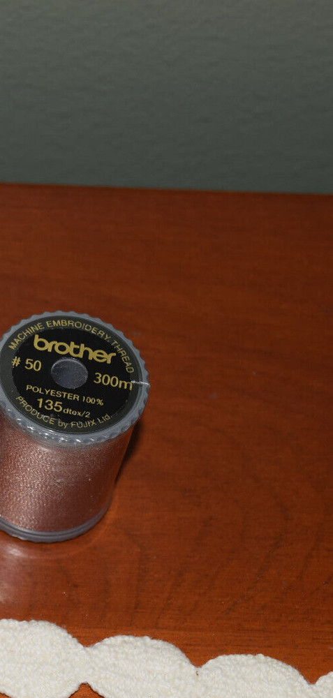 Polyester 50 Brother Embroidery Thread 185 Hightlight Coco 328 yards!