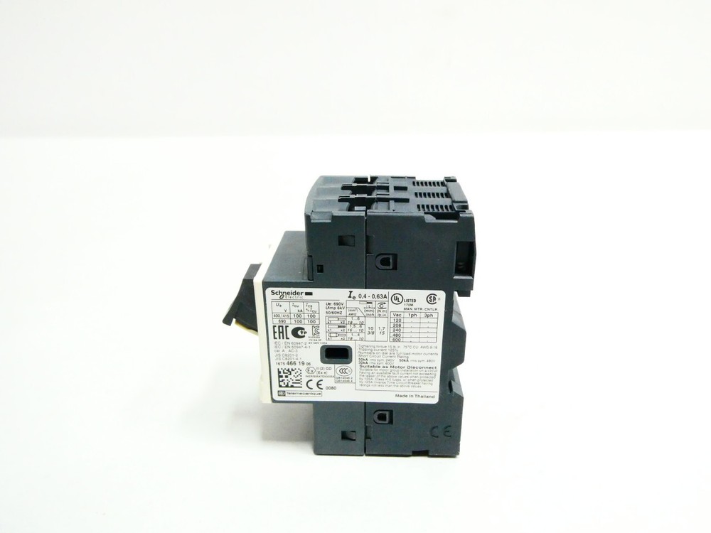 Schneider GV2ME04 Manual Starter 0.4-0.63a Amp