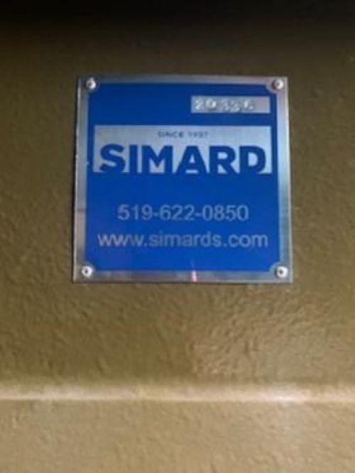 SIMARDS 40 TON DIE CUTTING PRESS (19204C-283)