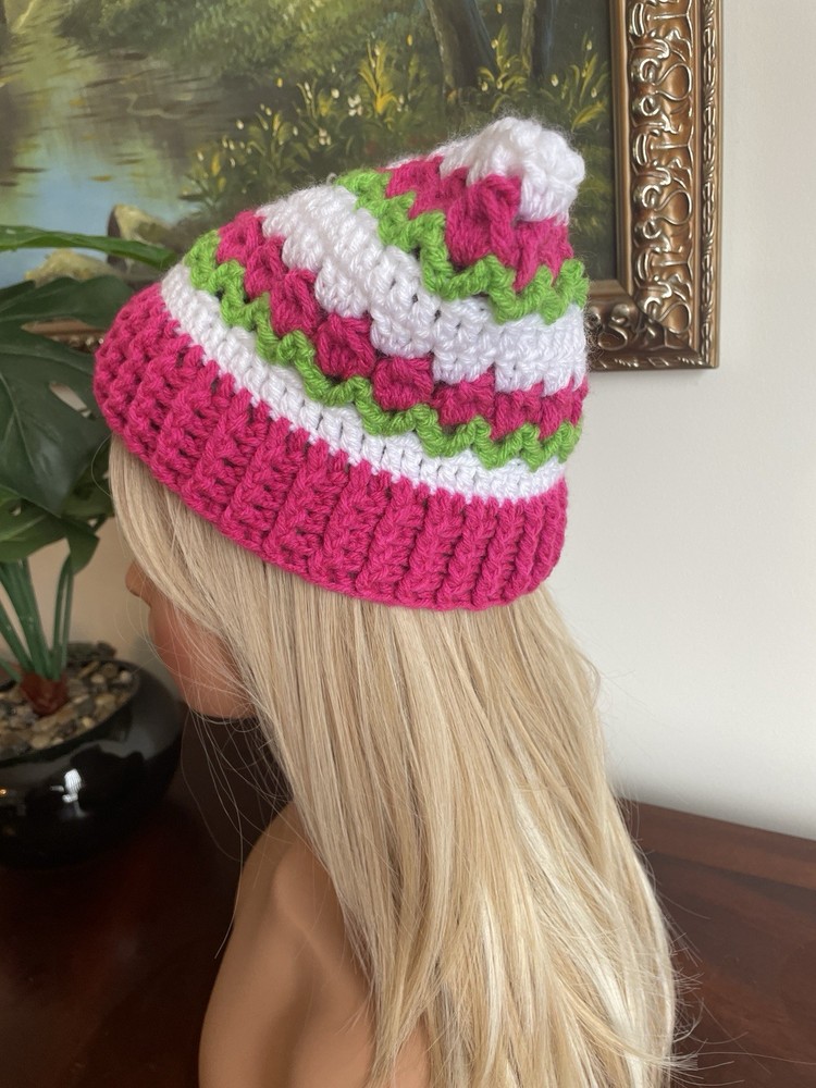 Tulip Cat Ear Beanie Hat - Handmade