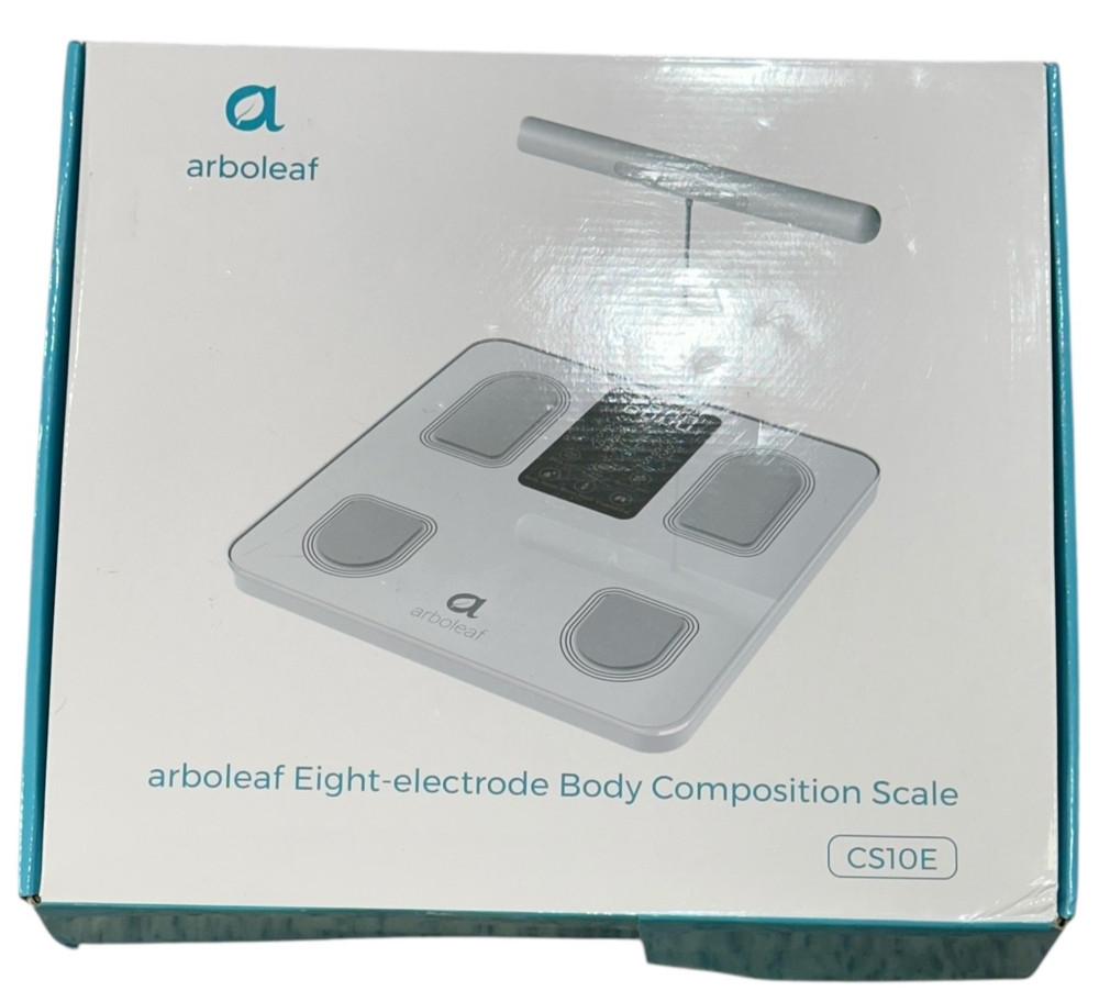 Arboleaf CS10E Eight Electrode Body Composition Smart Scale Bluetooth, Tested