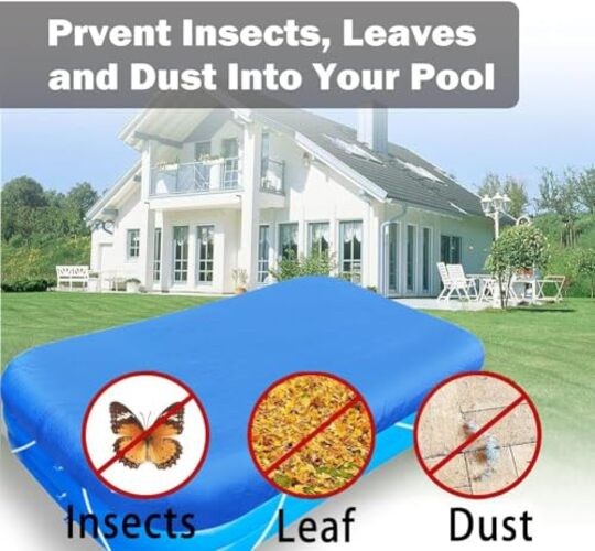 Rectangular Pool Cover - Inflatable Pool Cover - Above Ground Pool Cover120