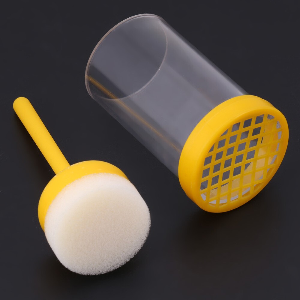 1pc Queen Bee Marker Marking Cage Bottle & Soft Plunger Beekeeping Tackle Tool