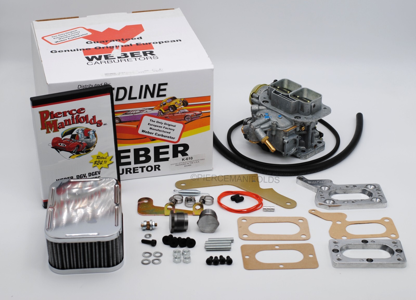 K610 WEBER 32/ 36 DGEV CONVERSION FOR DODGE D50 2.0, 2.6 W/ MANUAL TRANS