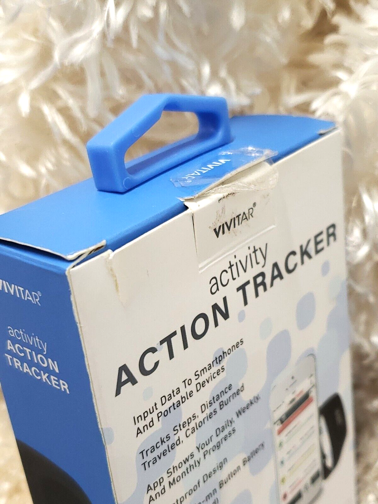 VIVITAR 2018 Activity Action Black Wrist Tracker NOB!