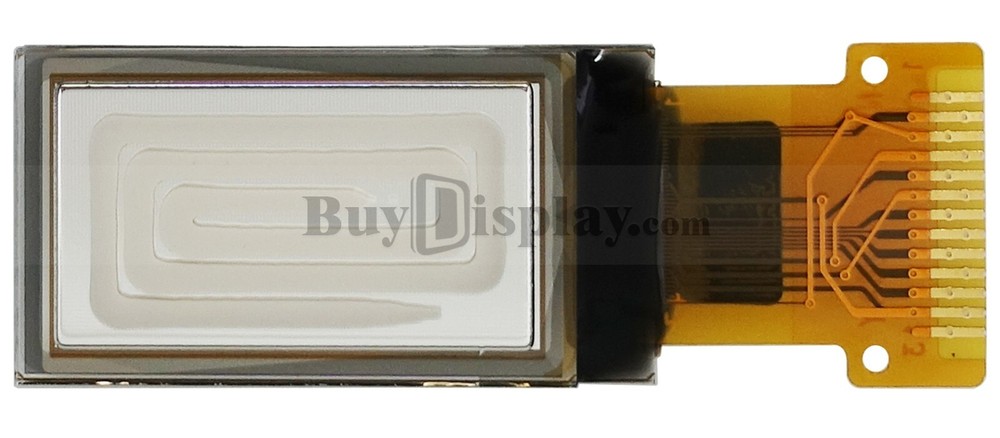 SPI I2C White 0.77 inch OLED Display Panel 128x64 Pixels Controller IC SSD1312