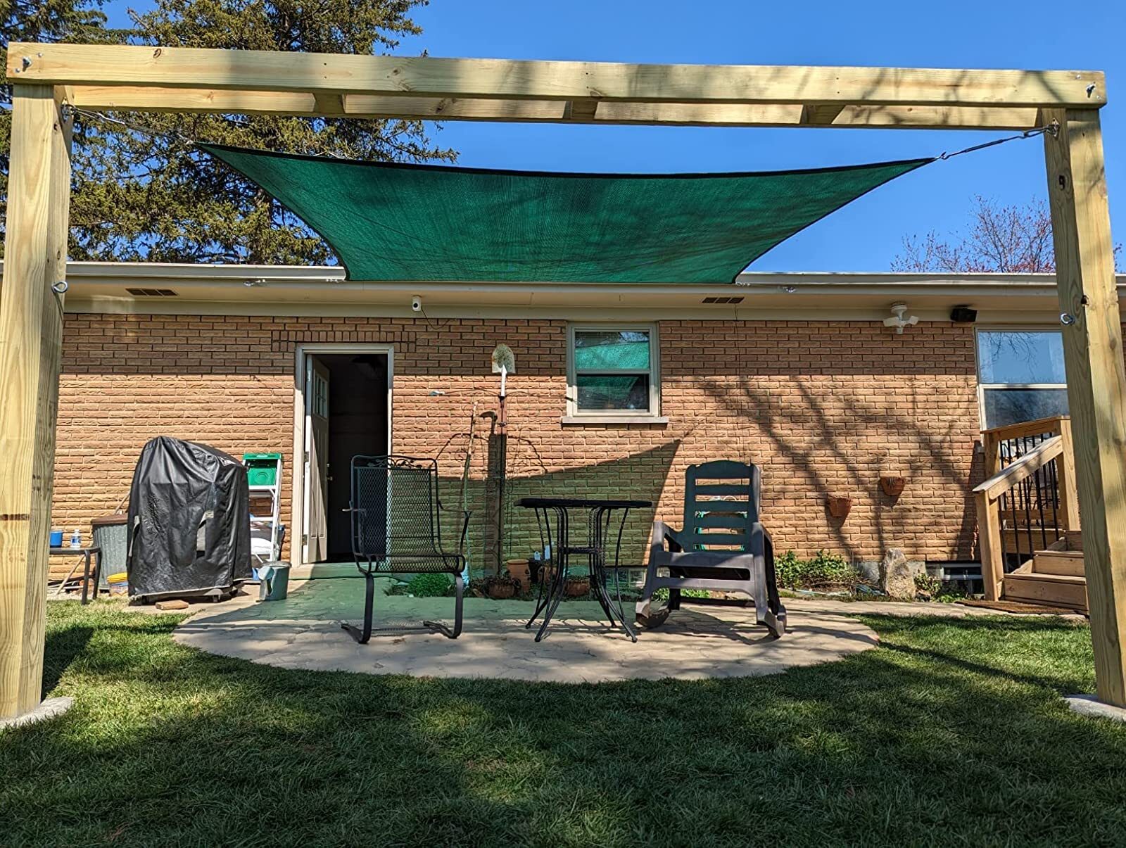 Rectangle Sun Shade Sail Outdoor Canopy Shelter Shade Cover