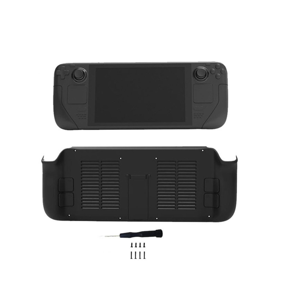 Game Console Cooling Backshell Protective Case with Bracket For Steam Deck D