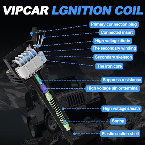 8Pcs Ignition Plug Coil Pack Compatible with Chevy/GMC 1999-2007