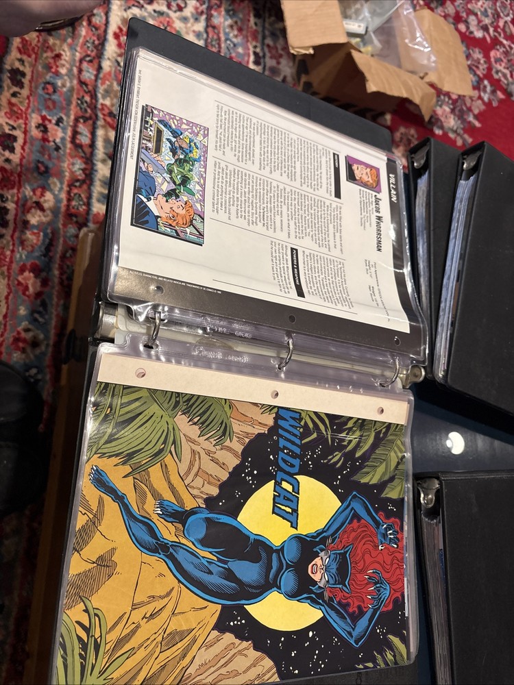 Comic Book Bio Binders