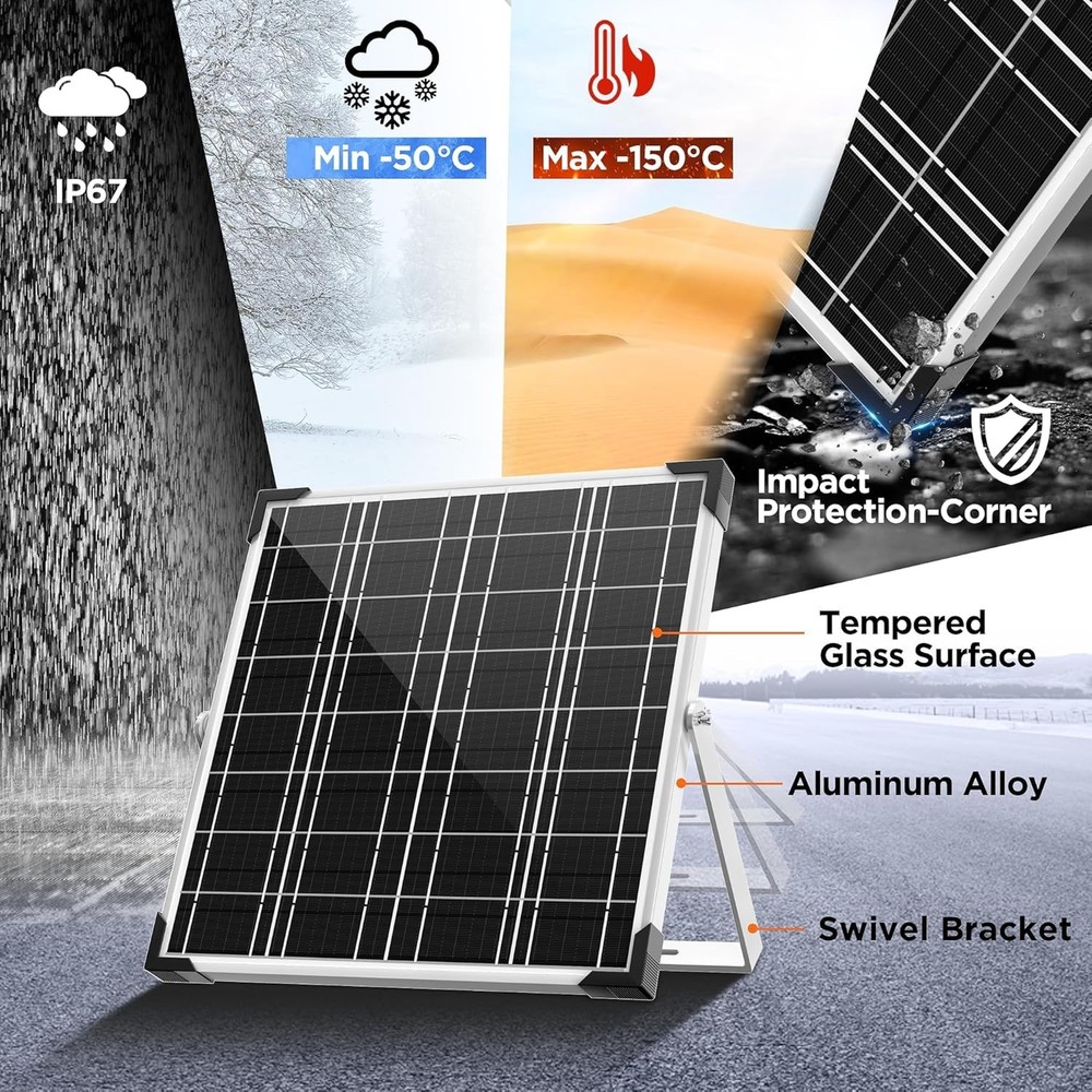 Easy Installation 12V Solar Battery Maintainer