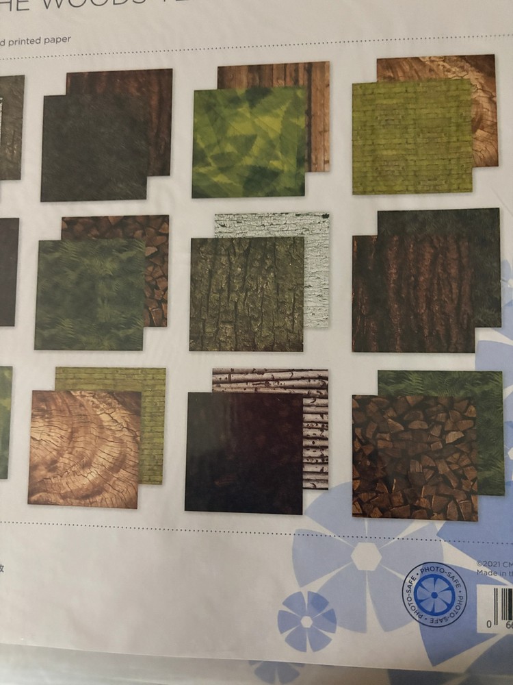 Creative Memories Deep in the Woods Texture Designer Paper Pack