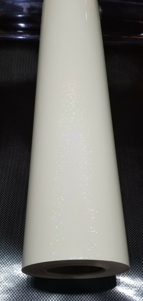 White Sequins Sign Plotter Cutter Vinyl