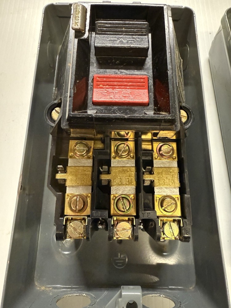 Square D Manual Starter Relay Control Box 2510 5 hp Max
