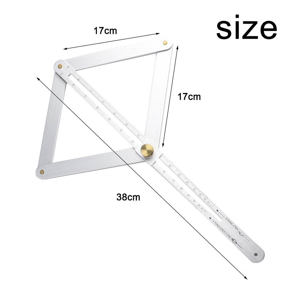 Square Protractor Protractor Artifact Ceiling Corner Angle Finder Foldable