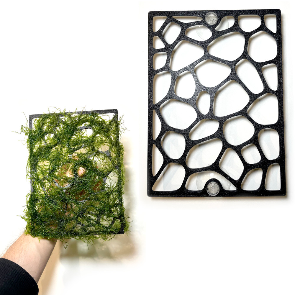 Aquarium Moss Wall Grid Shrimp & Fish Hiding Panel Background