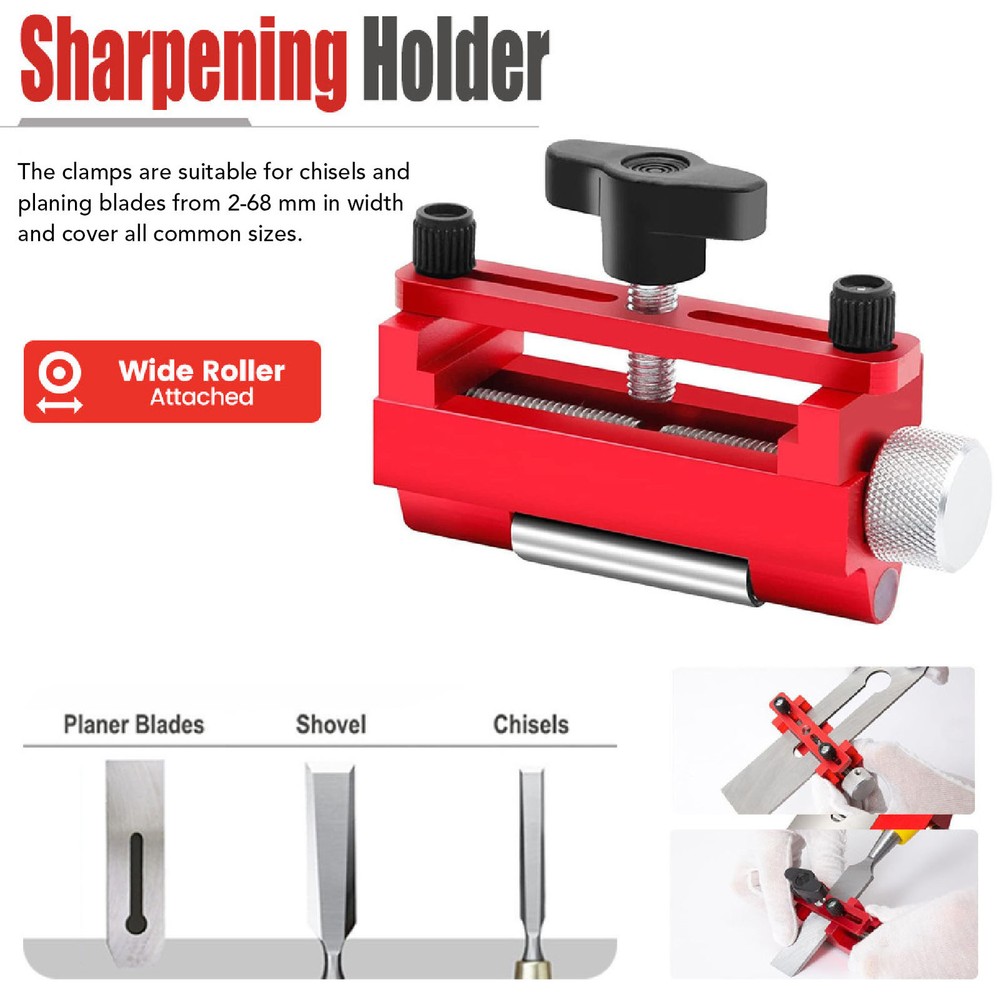 Honing Guide System Chisel Sharpening 400 And 1000 Grit Sharpening Stone Part