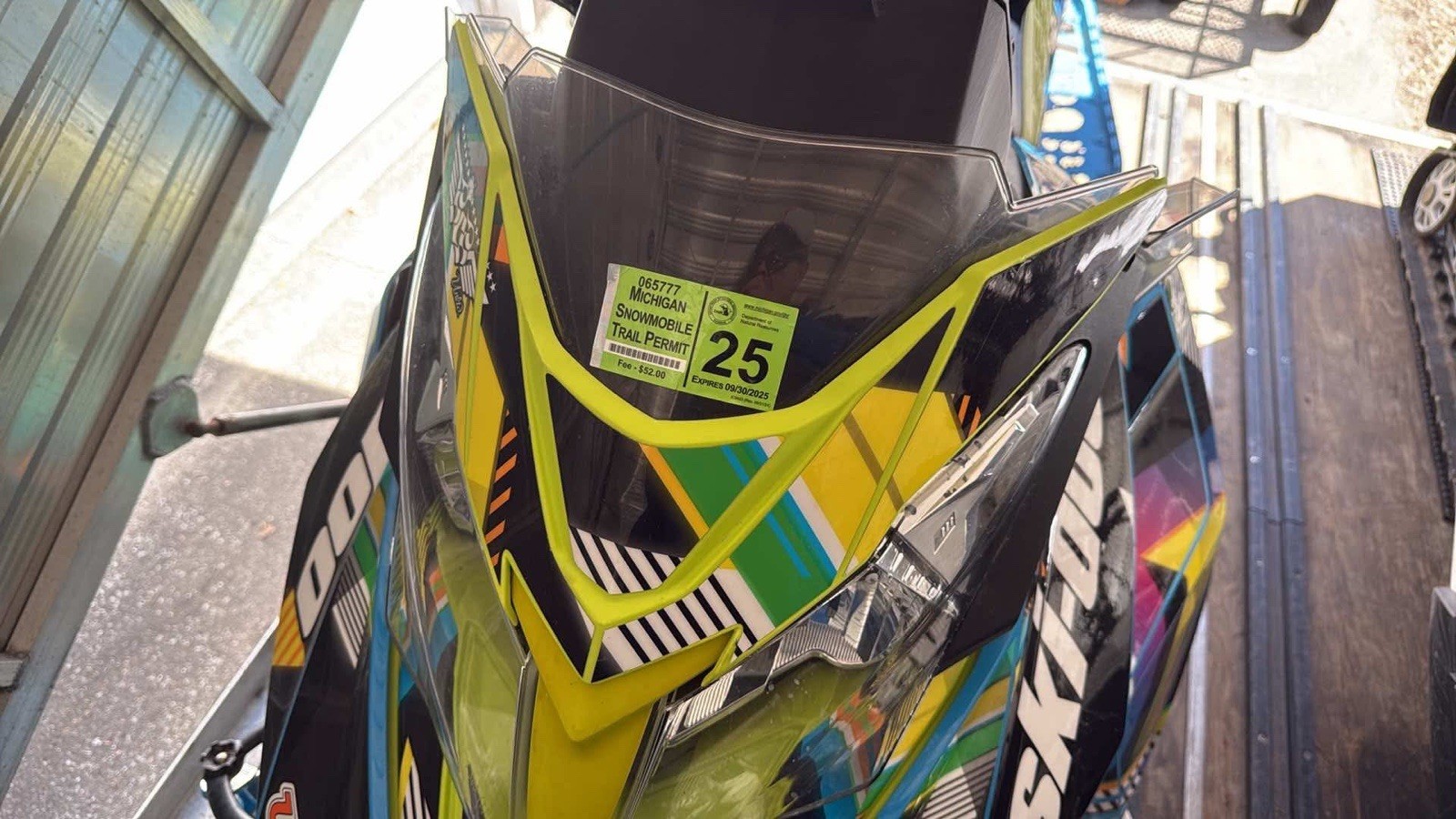 Ski-Doo XS XM Glovebox Extension 3d printed