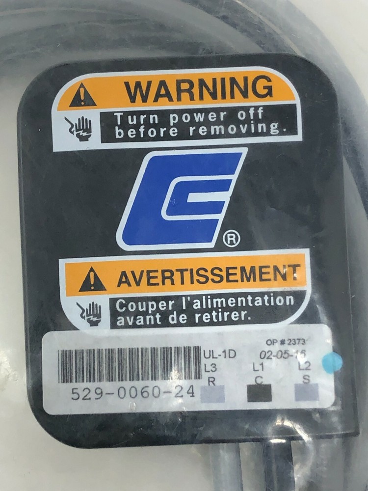 Copeland 529-0060-24 Compressor Power Cable w/Molded Plug