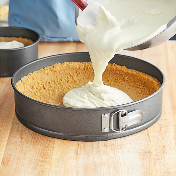 Choice 3" High Sided Non-Stick Steel Springform Cake Pan (select diameter below)