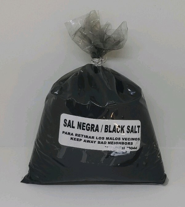 SAL NEGRA 1oz PARA ALEJAR ENEMIGOS Y PERSONAS NO DESEADAS INSTRUCCIONES INCLUIDA
