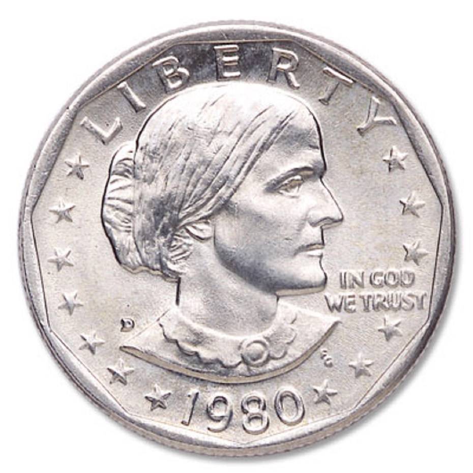 1980-D BU SUSAN B. ANTHONY DOLLAR