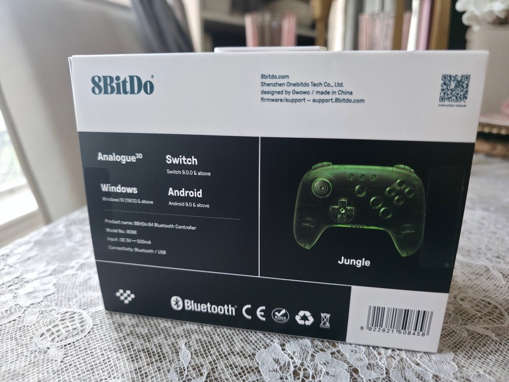 8BitDo Controller - Funtastic Edition - Jungle Green NINTENDO 64 Switch 2
