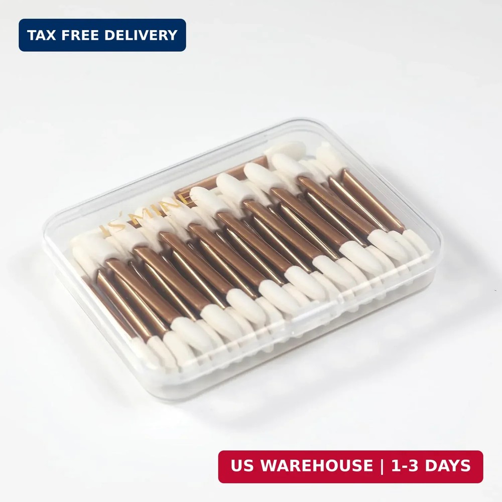IS'MINE Eyeshadow Applicators, 30pcs Double Sided Disposable Eyeshadow Brush 2.4