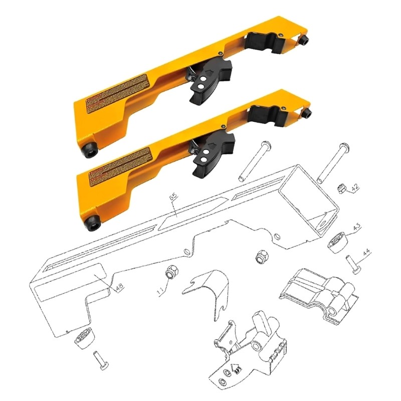 Upgraded Power Tool Clamp Accessory for Multiple Model Miter Sawer Mount Stands