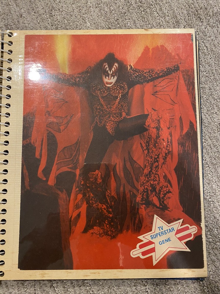 Vintage Kiss Handmade Scrapbook Lots Of Great Pictures And Articles 1970s-1980s
