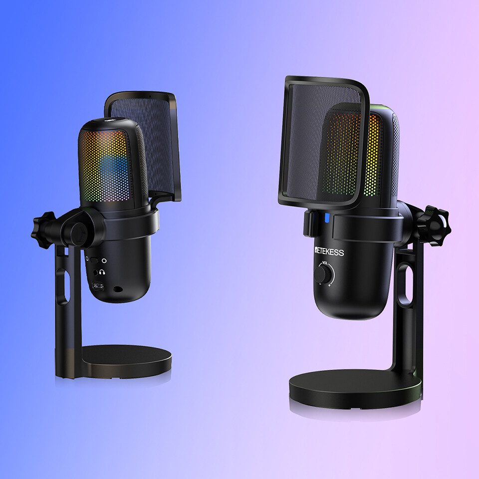 Retekess TG201 Wireless Gaming Microphone USB Condenser Live Streaming System