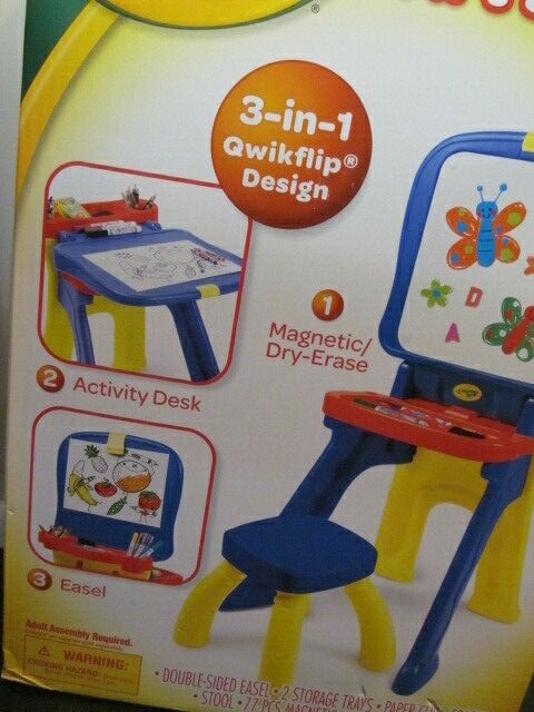 Crayola Triple-the-Fun Art Studio for Ages 3+